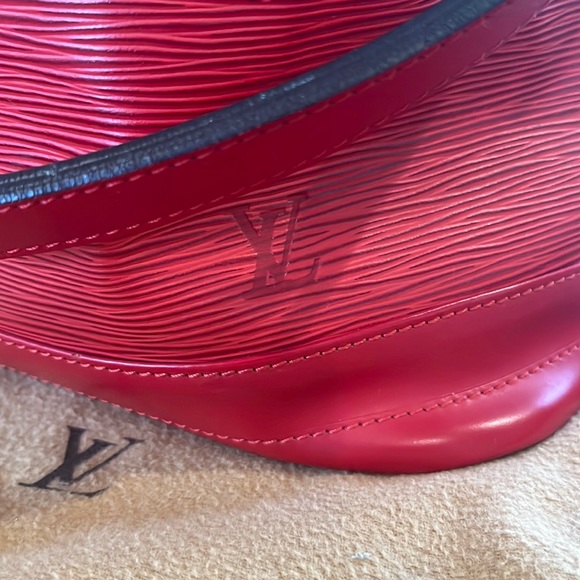 Authentic Louis Vuitton Red Epi Bag - Picture 7 of 14